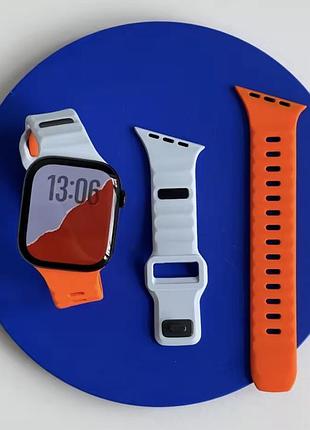 Асиметричний силіконовий ремінець для apple watch