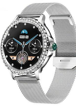 Smart brilliant slim silver, 2 ремінці