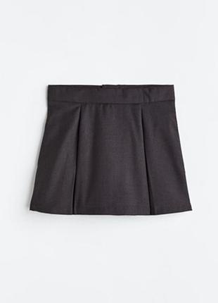 Нова спідниця шкільна темно-сіра h&m розмір 6 - 7 років