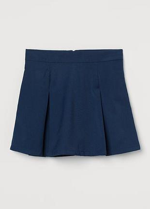 Нова спідниця шкільна темно-синя h&m розмір 5 - 6 років