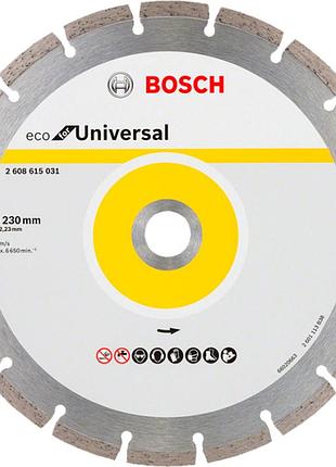 Алмазний круг bosch eco universal 230x22,23x2,6x7мм (2608615031)