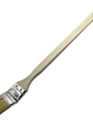 Кисть радиаторная 1 деревянная ручка radiator professional tools тм woffmann