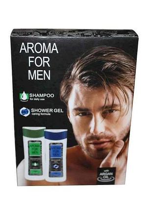 Подарунковий набір for men - шампуньгель/душ тм aroma
