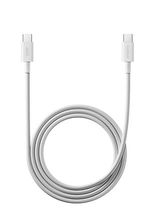 Кабель xiaomi 6a braided usb-c to usb-c cable (1m)