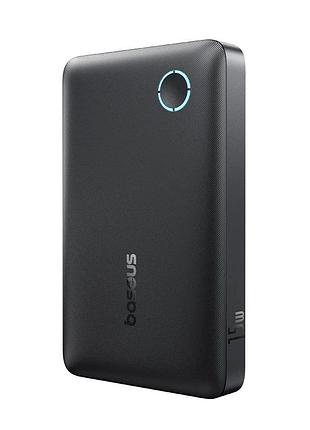 Зовнішній акумулятор baseus enerfill fp11 power bank 10000mah 15w cosmic black (includes simple type-c to type-c cable 20v/3a 30cm