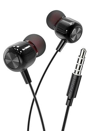 Навушники дротові hoco m87 (3.5mm) gloomy black