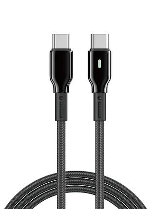 Кабель wiwu 60w duralink series nylon braided cable wi-c075 c-c 1m