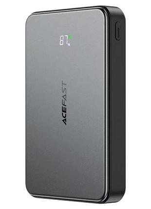 Зовнішній акумулятор acefast m31-10000 22.5w magnetic fast charging power bank with cable black