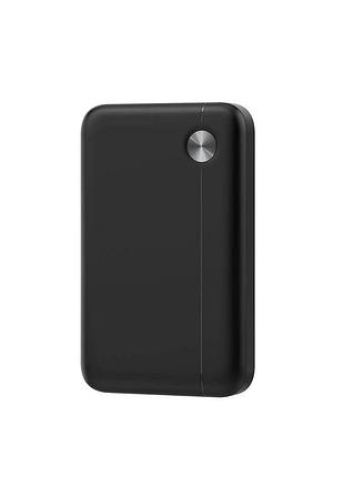 Зовнішній акумулятор wiwu 22.5w endurance ultra-thin pd+qc power bank 10000mah wi-p059 black