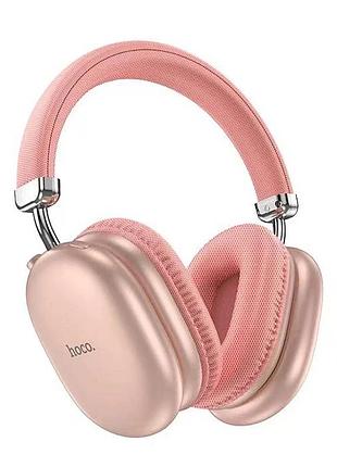 Бездротові накладні навушники hoco w35 max joy bt headphones pink