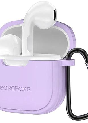 Бездротові навушники borofone bw29 charm true wireless bt headset taro purple