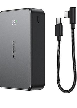 Зовнішній акумулятор acefast m29-20000 22.5w fast charging power bank with cable black