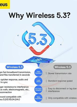 Адаптер bluetooth baseus ba07 wireless adapter black 10