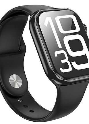 Смарт-годинник hoco y30 50mm. 230 mah. ip67 smart sports watch(call version) black