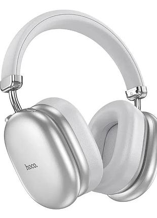 Бездротові накладні навушники hoco w35 max auspicious anc noise reduction bt headphones silver