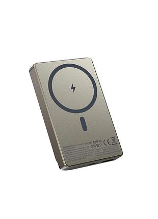 Зовнішній акумулятор wiwu ultra-thin series power bank 10000mah wi-p020 (3c) grey