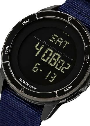Наручний годинник north edge alps special blue з компасом, 2 ремінці
