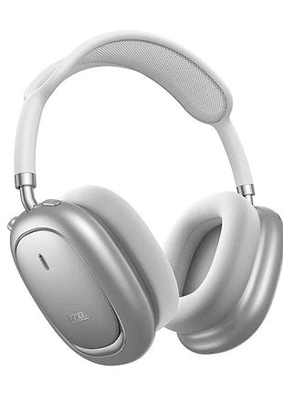 Бездротові накладні навушники hoco w68 calma anc noise-canceling bt headphones(app) silver