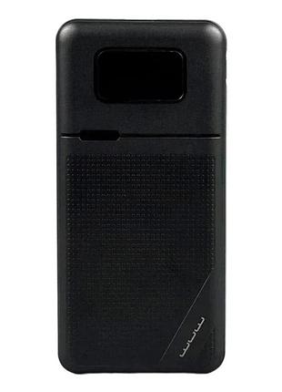 Зовнішній акумулятор wuw-y163 (pd 22.5w quick charger ) 10 000 mah black