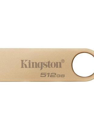 Флеш-накопичувач kingston usb 3.2 se9 g3 512gb 220mb/s metal/gold