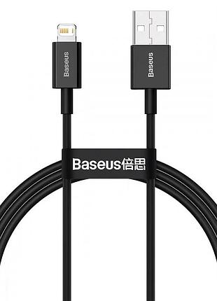 Кабель baseus superior series usb to ip 2.4a 1m black