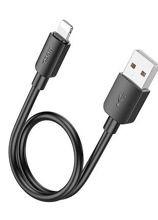 Кабель hoco x96 hyper charging data cable ip (l=0.25m) black