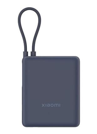 Зовнішній акумулятор xiaomi 33w power bank 10000 (integrated cable) ice blue gl