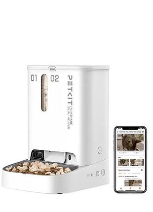 Смарт годівниця petkit yumshare dual-hopper with camera