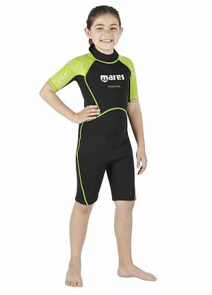 Гідрокостюм для снорклінгу mares manta jr shorty 2.2 mm v2