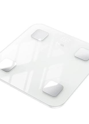 Ваги підлогові hoco hi21 smart body fat scale white