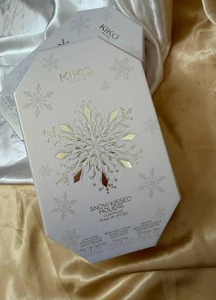 Подарунковий набір для макіяжу kiko milano snow-kissed holiday glam-faves make up gift set