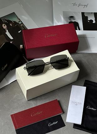😎 cartier clash black/silver ct0545s 001 l 58/17/140