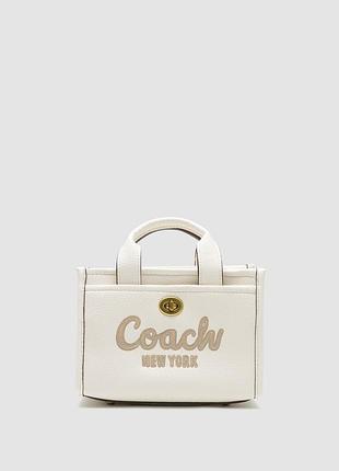 💎 coach cargo tote bag 20 white