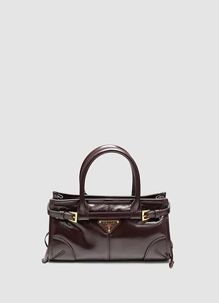 💎 prada bonnie mini handbag chocolate