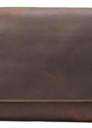 Сумка чоловіча crazy horse vintage 14780 коричнева