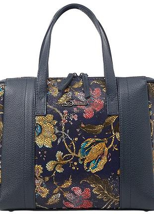 Сумка женская кожаная desisan 3043-415 хохлома