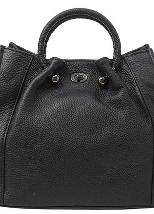 Сумка жіноча шкіряна giorgio ferretti gf2020588-1 чорна