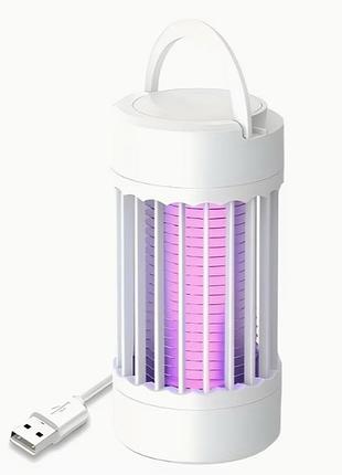 Лампа ловушка для комаров 5w от usb | электрическая ловушка уничтожитель насекомых | ukc mosquito killer lamp белый
