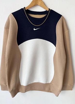 Світшот nike беж-синій