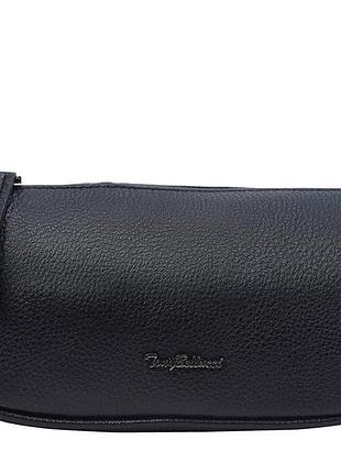 Маленька шкіряна сумка на плече 0875-281 tony bellucci чорна