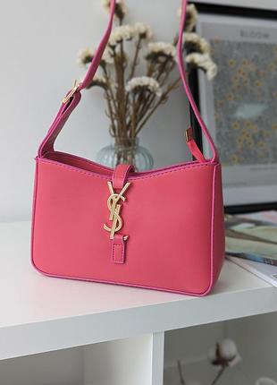 Жіноча сумка yves saint laurent ysl ів сен лоран фуксій