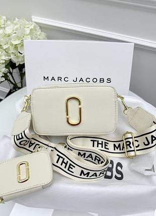 Сумка женская марк джейкобс 2в1 молочный marc jacobs 2 в 1