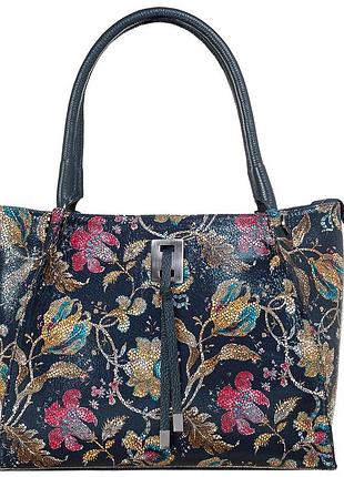 Сумка женская кожаная desisan 563-415 хохлома