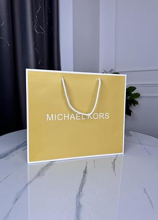 Фірмове паковання середній пакет michael kors паковання на подарунок. подарункова брендова упаковка майкл корс