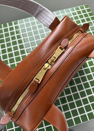 Leather top-handle bag 3