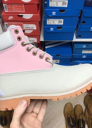 Timberland grey/pink (термо)