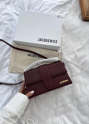 Jacquemus burgundy le grand bambino