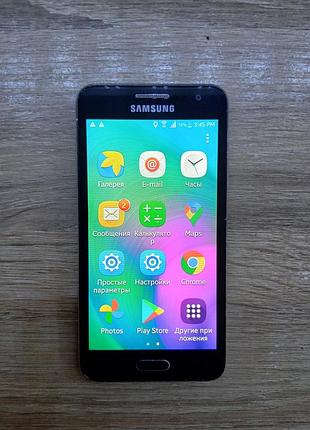 Б/у смартфон samsung galaxy a3 sm-a300fu black, 2/16gb, 4.5", 4g lte, рабочее состояние