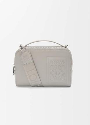 Loewe mini crossbody camera bag silver