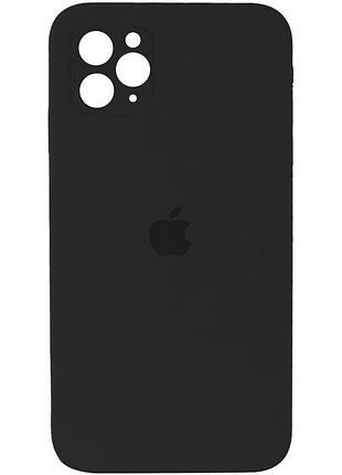 Чохол силіконовий silicone case square для iphone 12 pro темно-сірий захист камери протиударний